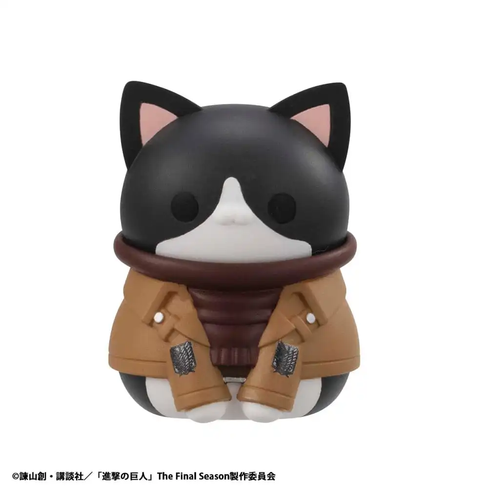 Attack on Titan Mega Cat Project Attack on Tinyan Trading Figures Gathering Scout Regiment danyan! 3 cm - 1 Unidade